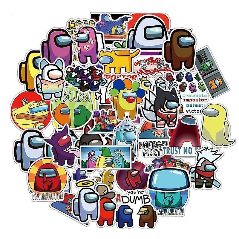 Slowmoose Cartoon Stickers For Skateboard/fridge/guitar/laptop/luggage/motorcycle A 30pcs