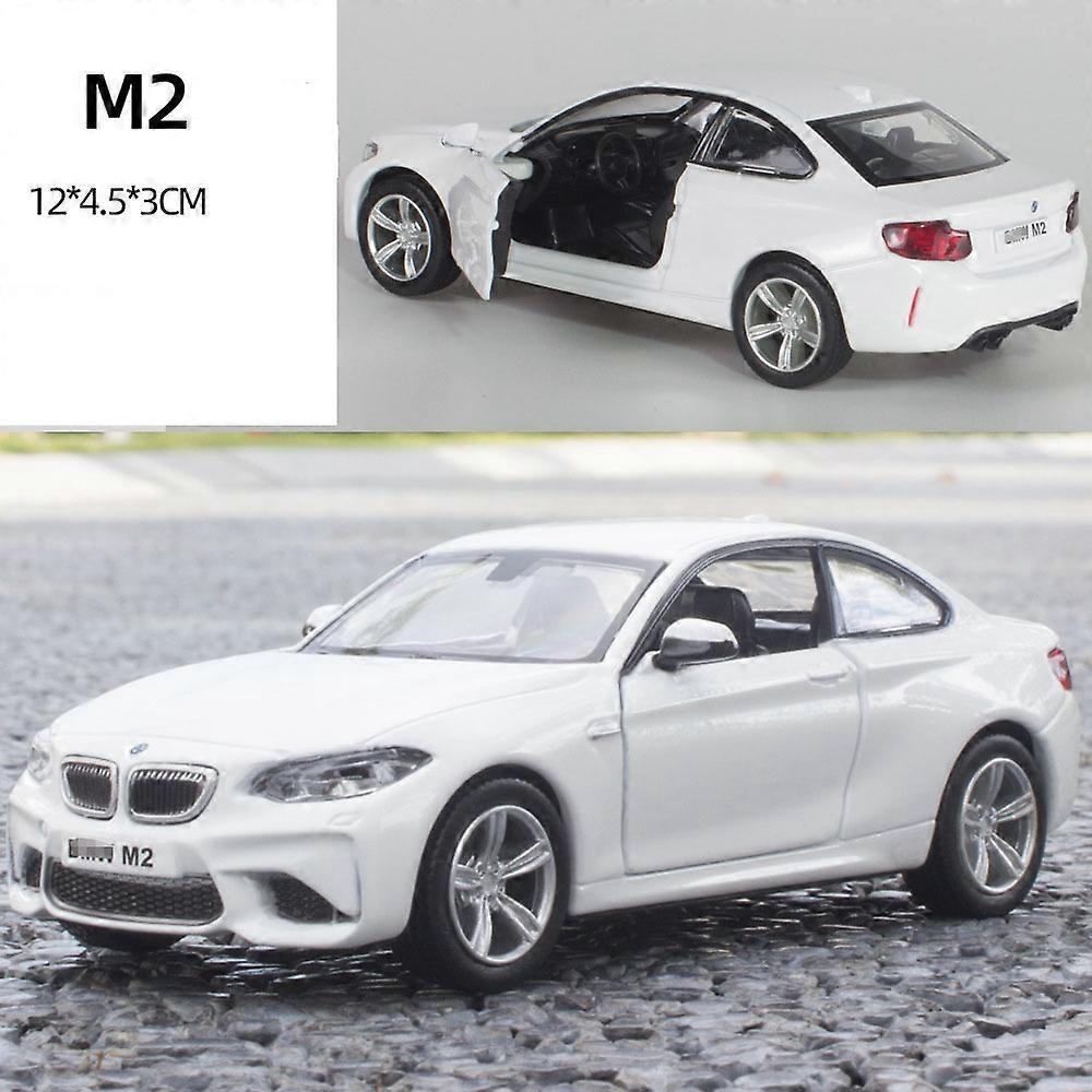 Toy Cars 1:43 M2 M4 M6 X6M M5 Metal Toy Alloy Car Diecasts  Toy Vehicles Car Model Model Car For Children 1 36 M2 White