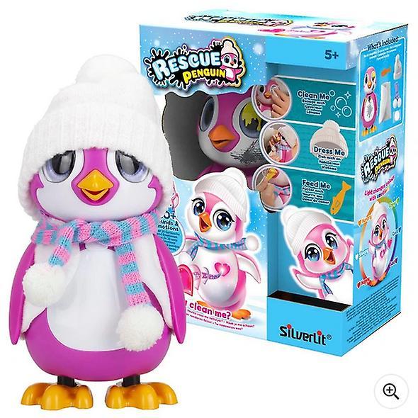 Silverlit Rescue Penguin Interactive Pet - Pink