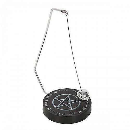 Something Different Gothic Pentagram Pendulum Decision Maker Black/White One Size