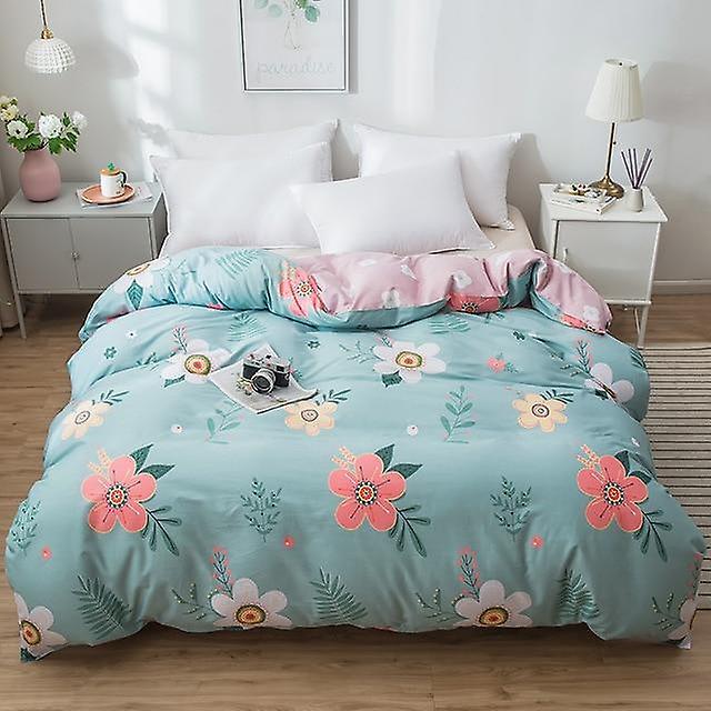 Slowmoose Ab Version Dual Sided Soft Comfortable Cotton Printing Duvet Cover & Sham 160x210cm / Sham