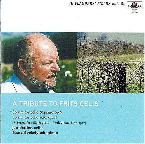 Phaedra Records Jan Sciffer - Cello Works: Tribute  [COMPACT DISCS] USA import