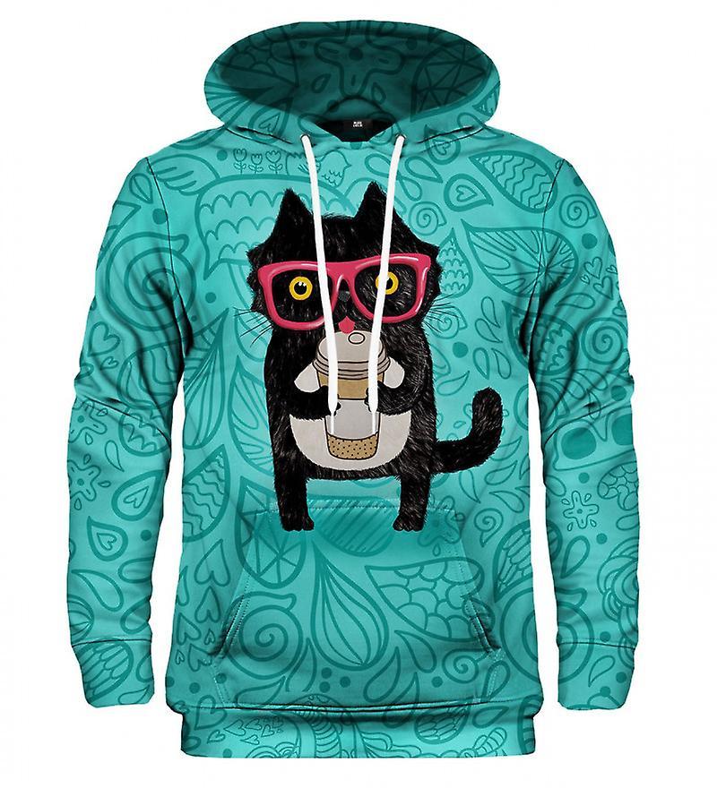 Mr Gugu & Miss Go Mr. Gugu Miss Go Coffee Cat hoodie XL