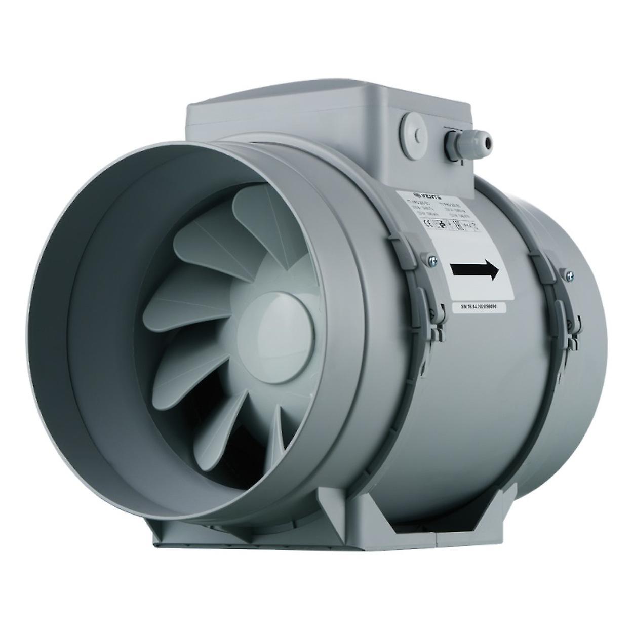 Inline fan Vents TT Pro 200 T up to 1040 m³/h Grey / Silver / Titanium 261