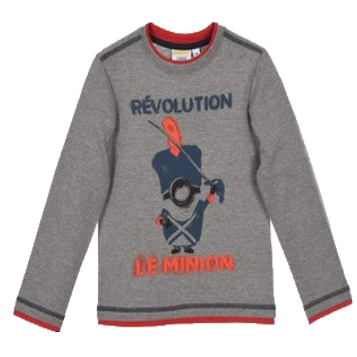 Minions kids t-shirt long sleeve mns1219tsh Grey 2-3 years