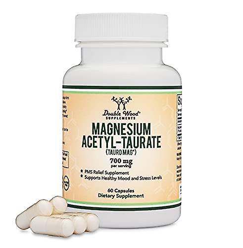 Double Wood Supplements Pms relief magnesium supplement (magnesium acetyl-taurate (tauromag))