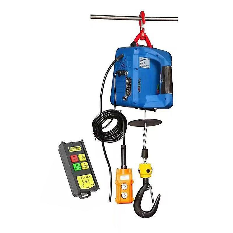 Mickcara 160 Meters Remote Control Electric Hoist Portable Hand Winch Traction Block Electric Wire Rope Lifting Hoist Traction Rope