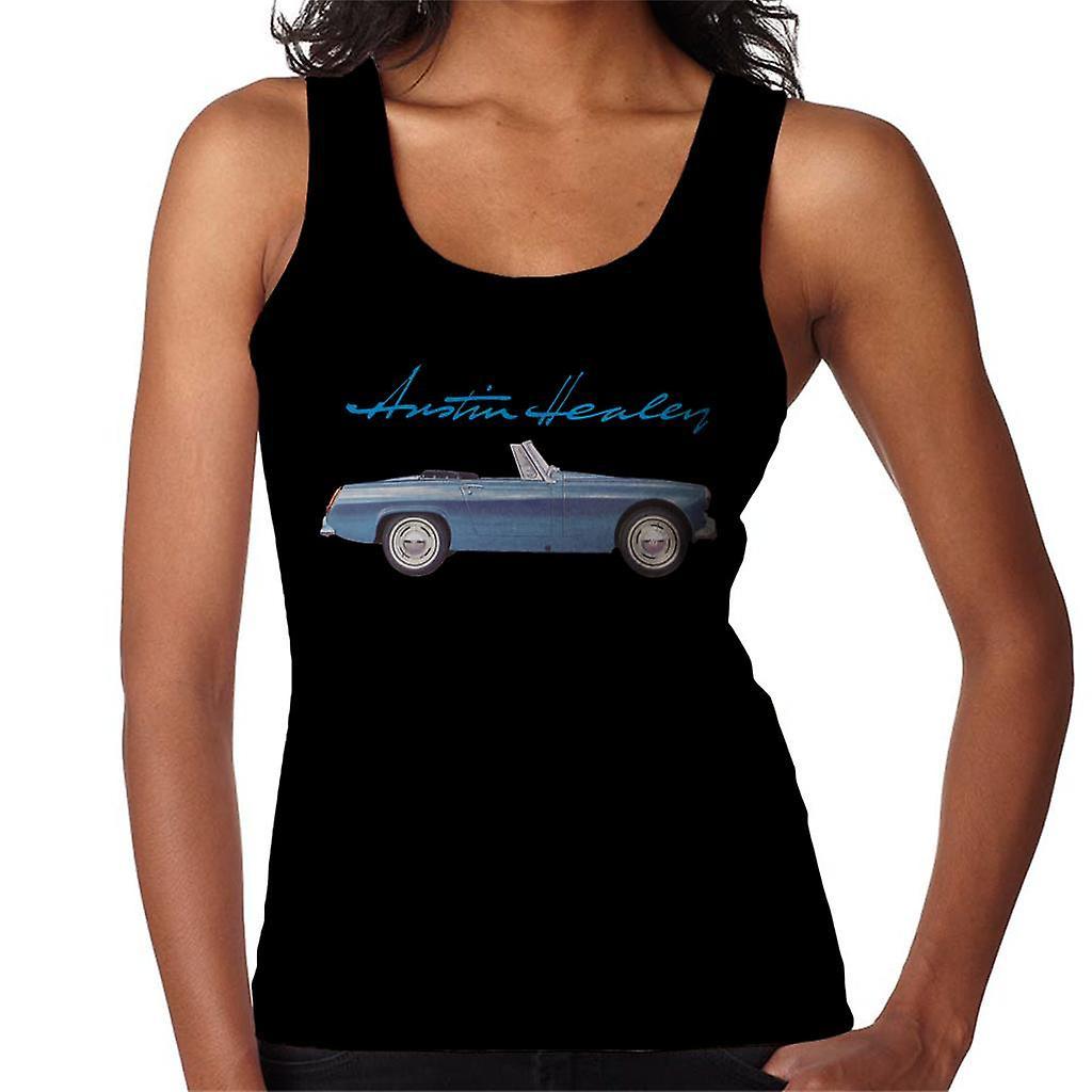 Austin Healey Blue British Motor Heritage Women's Vest Black XX-Large