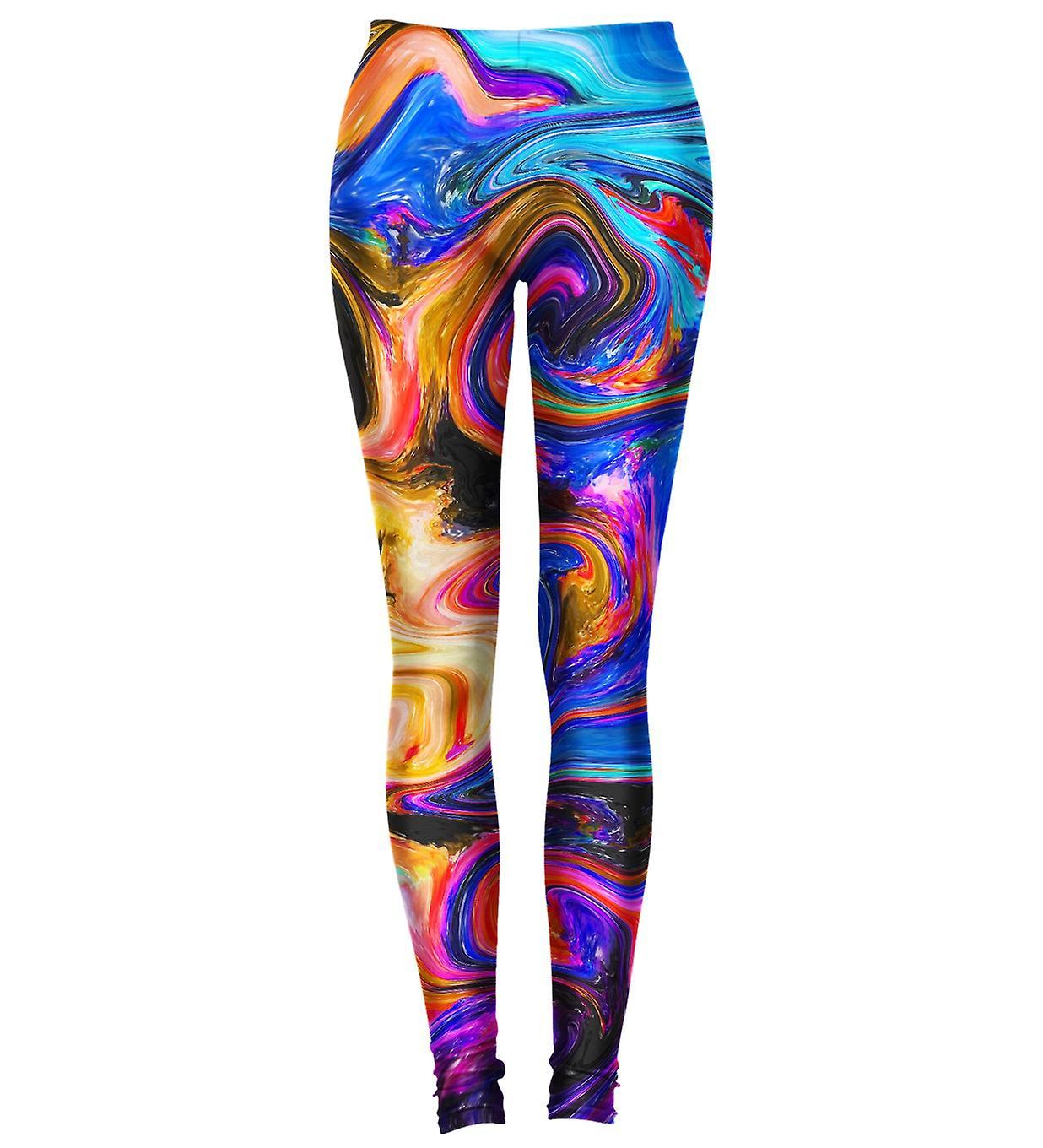 Mr Gugu & Miss Go Mr. Gugu Miss Go Colorful Spirals Leggings L