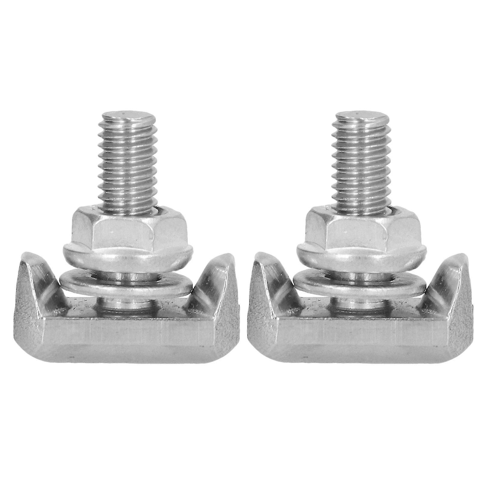 Cryin 2pcs Car Battery Terminal T-bolts Stainless Steel 19116852 Replacement For Chevrolet