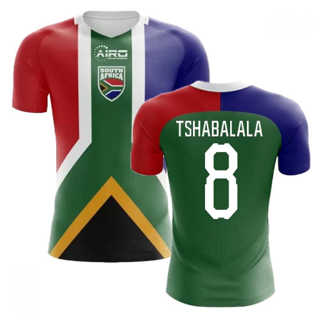 Airo Sportswear 2018-2019 South Africa Home Concept Football Shirt (Tshabalala 8) Blue Large Adults