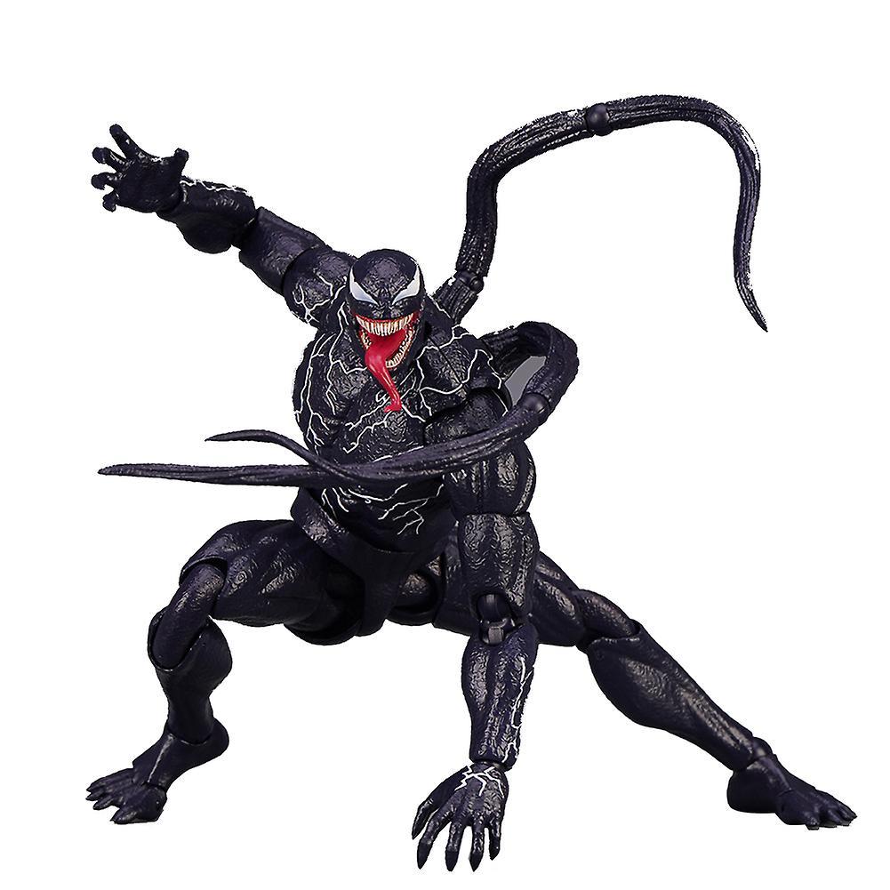 Nbxxl SHF Venom 2 Symbiote Marvel Universe Amazing Spider-Man Venom Movable Movie Action Figure Model Toys