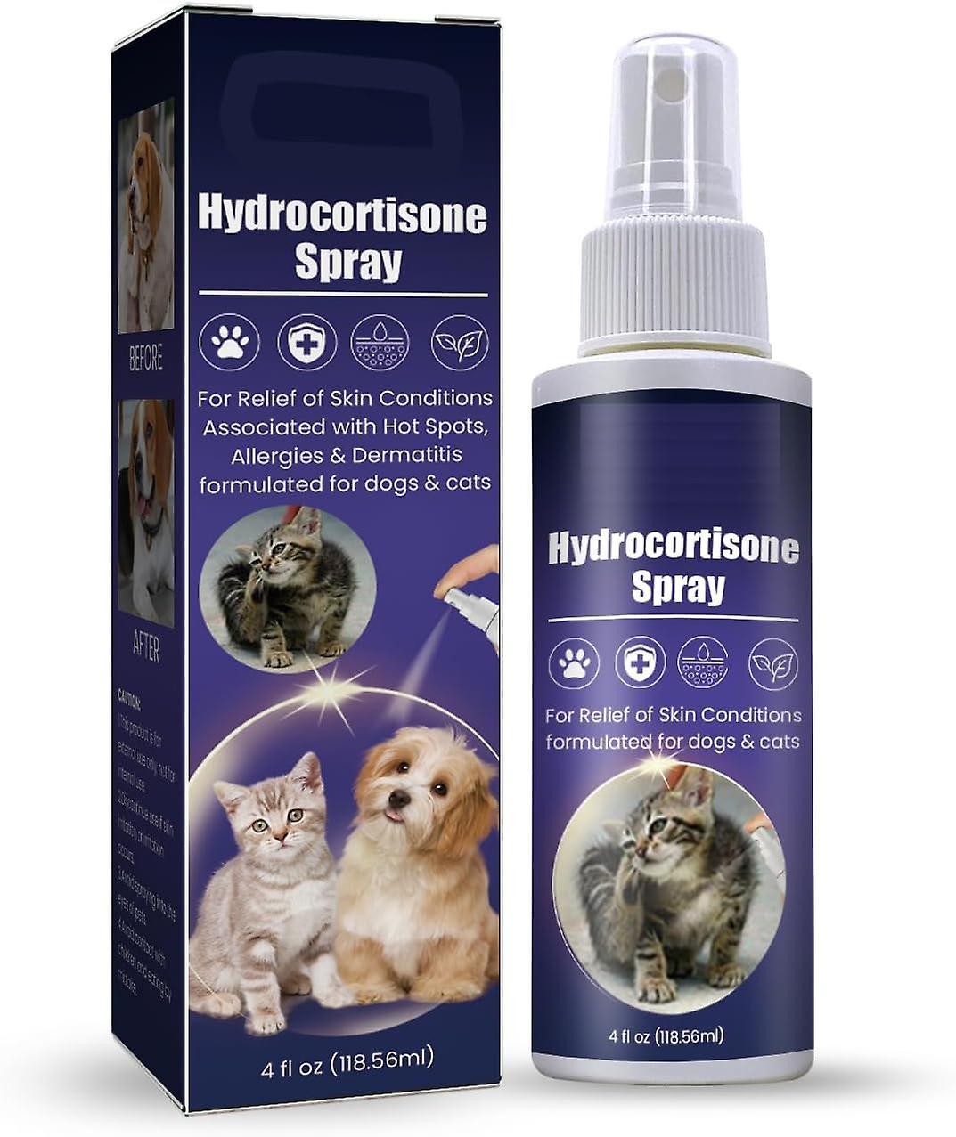 Mjju Anti-Itch Spray for Pets, Spray for Dogs&Cats, Pet Anti Itch Relief Spray, Pet Anti-Itch Spray for Dogs for Dry Itchy Skin, Allergies and Derm...