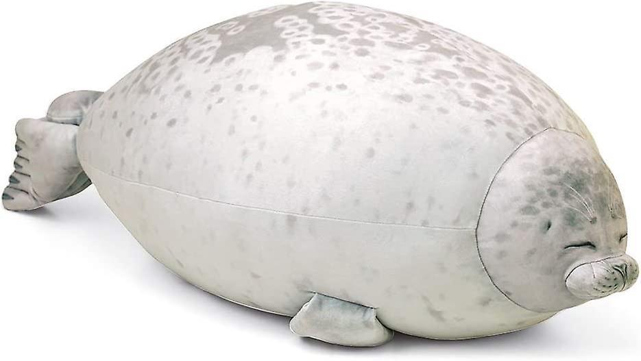 Blob Seal Pillow Cute Chubby Seal Plush Toy Stuffed Animals 30cm