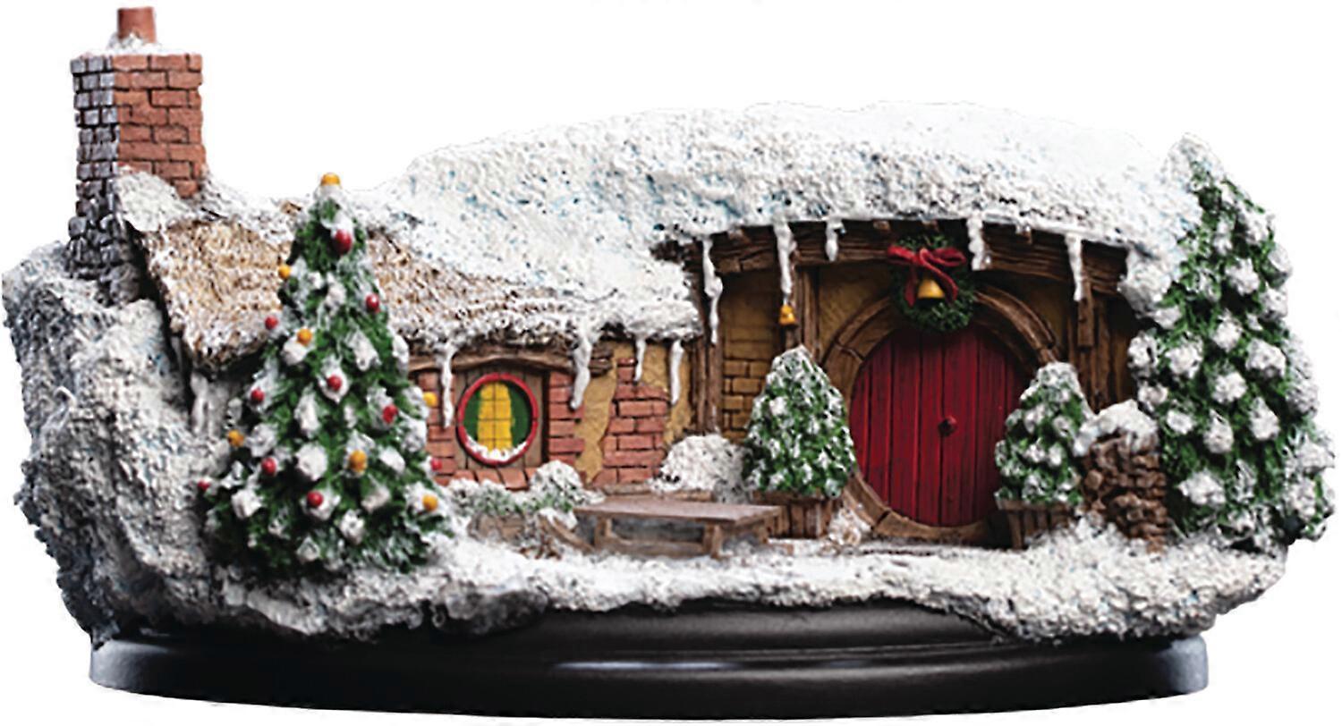 OPEN EDITION POLYSTONE WETA Workshop Polystone - 35 Bagshot Row Hobbit Hole (Christmas Edition)  [COLLECTABLES] Figure, Collectible USA import