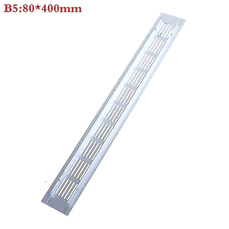 Cryin 1pc Aluminum Alloy Vents Perforated Sheet Air Vent Plate Ventilation Grille Vent 80*400mm