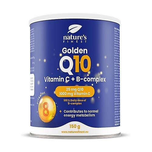 Natures Finest Golden Q10 with vitamin C and B complex powder 150 g of powder (Orange)