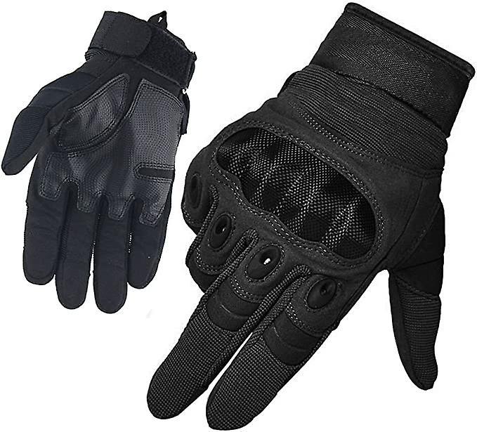 Yuzee Men's Full Finger Outdoor Sports Working Gloves Hunting Motorcycle Bike Cycling Climbing Cross Country Skiing Gloves(l)