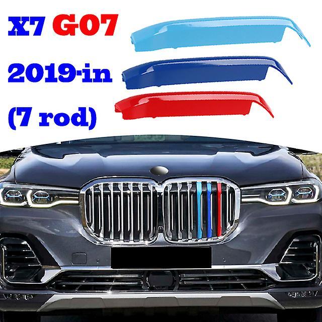 Auto Parts 3pcs Car Grille Trim Strip For Bmw X1 X2 X3 X4 X5 X6 X7 E84 F48 F49 F39 E83 F25 G01 F26 G02 E70 F15 E53 G05 E71 E72 F16 G06 G07 x7 G07 1...