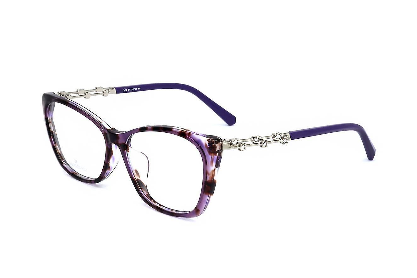 Eyewear Frames Swarovski SK5383-F 055 COLOURED HAVANA 55/14/145 WOMAN Multicolour 55 mm