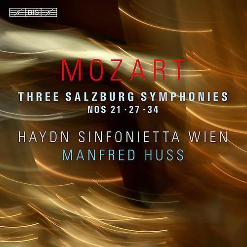 Bis Mozart / Wien / Huss - Mozart: Three Salzburg Symphonies Nos. 21, 27 & 34  [COMPACT DISCS] USA import