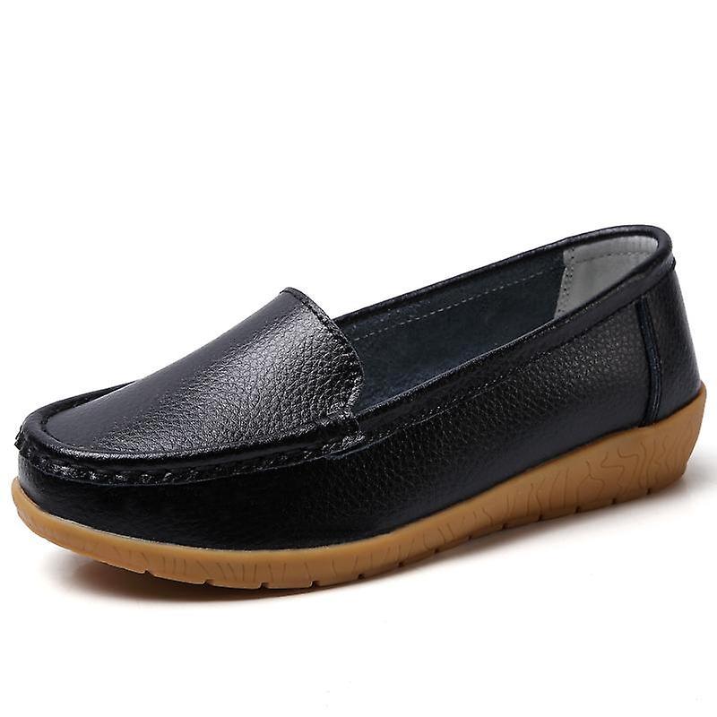 Mickcara Women's Slip-On Loafer 2101TVSX Black Eu37