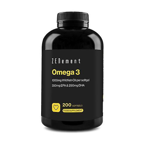 Zenement Omega-3 Wild Fish Oil 200 softgels