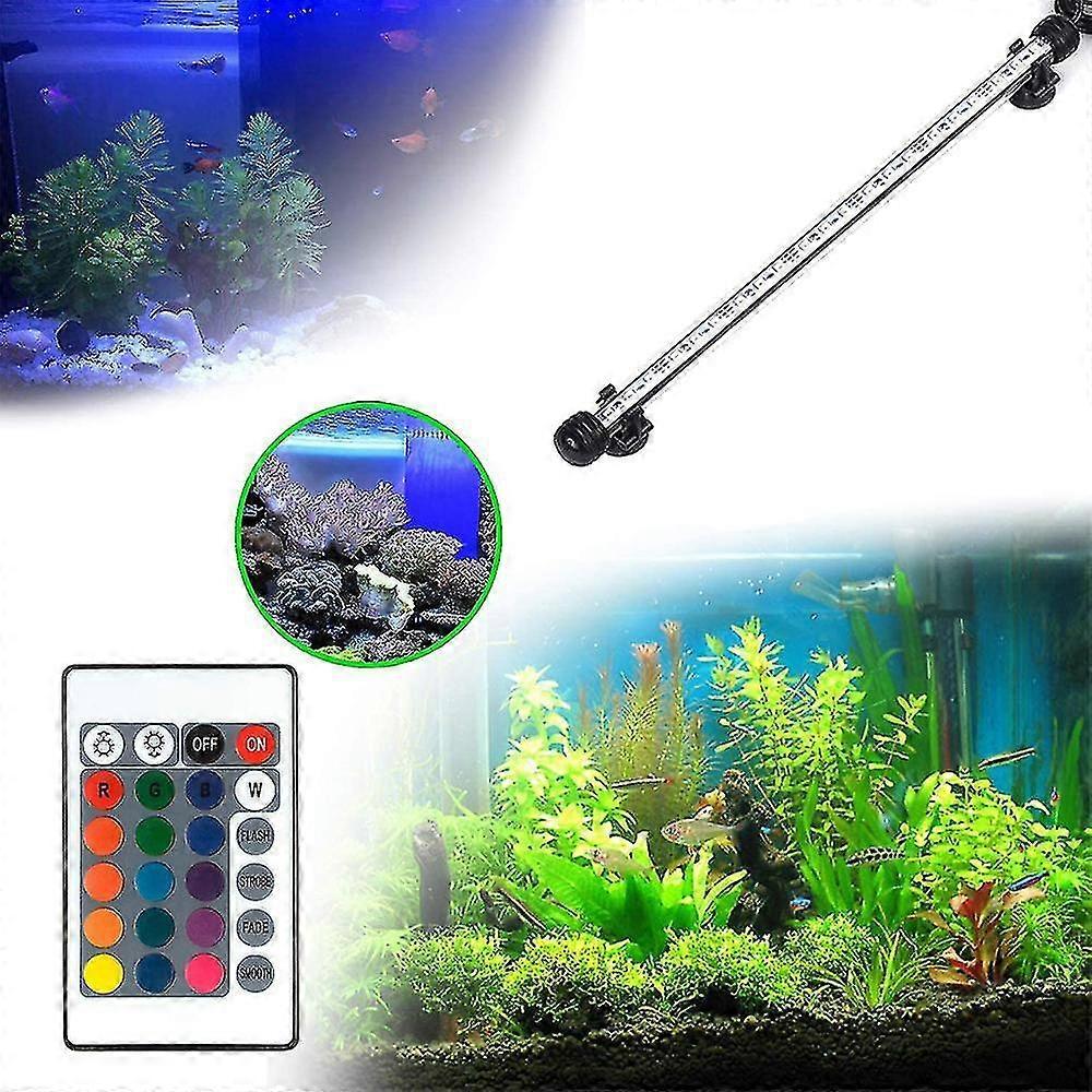 Aiducho Submersible Led Aquarium Lights, With Timer Automatic On/off, EU Plug 38CM