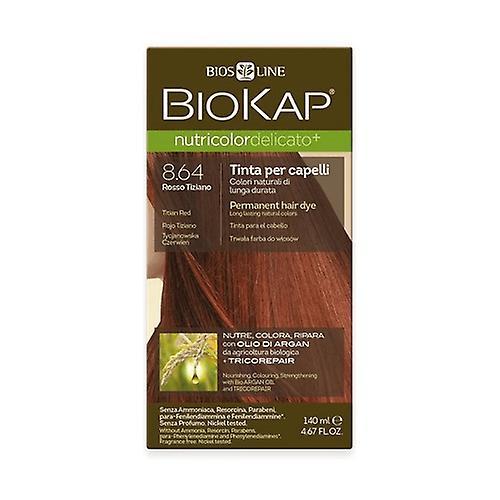 Biokap Nutricolor Delicate Red Tiziano Dye 8.64 140 ml (Bright Red)