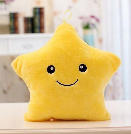 Slowmoose Luminous Led Light Glowing Pillow Plush Yellow