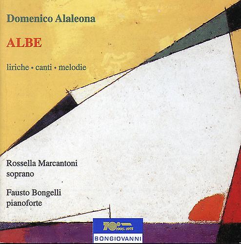 Bongiovanni Alaleona / Marcantoni / Bongelli - Albe: Liriche Cante Melodie  [COMPACT DISCS] USA import