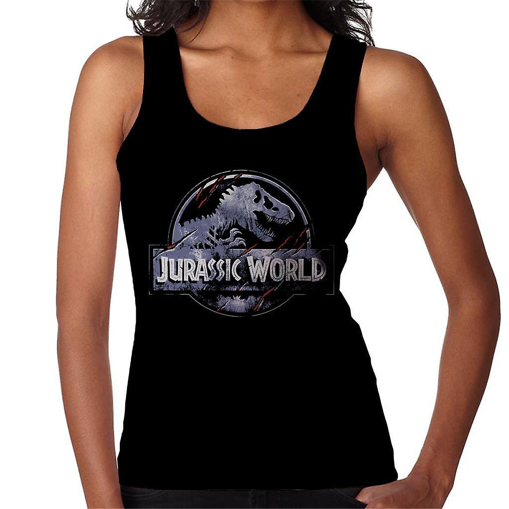 Jurassic Park Jurassic World Classic Claw Logo Women's Vest Black Medium