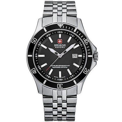 Swiss Military 06-5161.2.04.007 Black Dial Watch For Men One Size