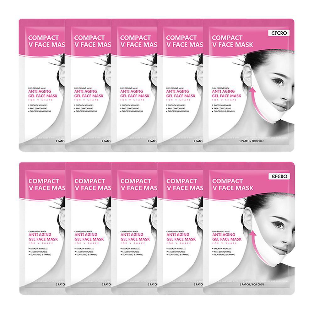 Wonderful V Line Shaping Face Masks  Lifting Hydrogel Collagen Mask  Anti-aging And Anti-wrinkle Band - Double Chin Reducer Strap - Contouring, Sli...