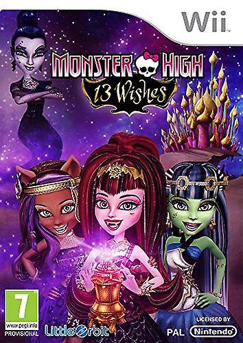 Monster High 13 Wishes (Nintendo Wii) - PAL - New & Sealed