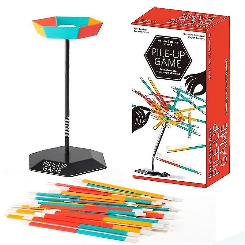 Szlcv Pile Up Game Hands-on Gravity Balance Stacking Stick For Kids Educational Multiple Developmental Benefits Family Board Games