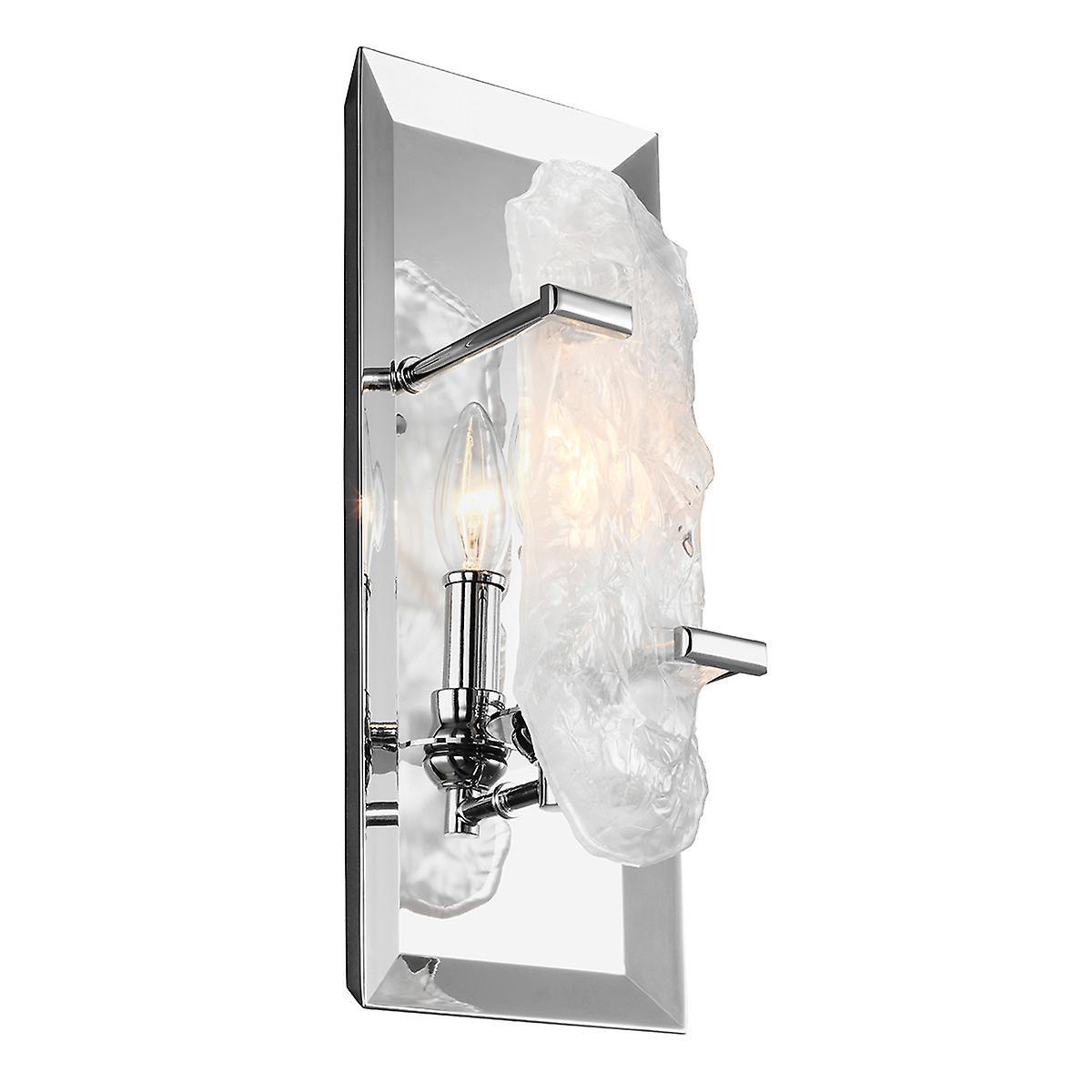 Katerina 1 Light Indoor Candle Wall Light Chrome E14