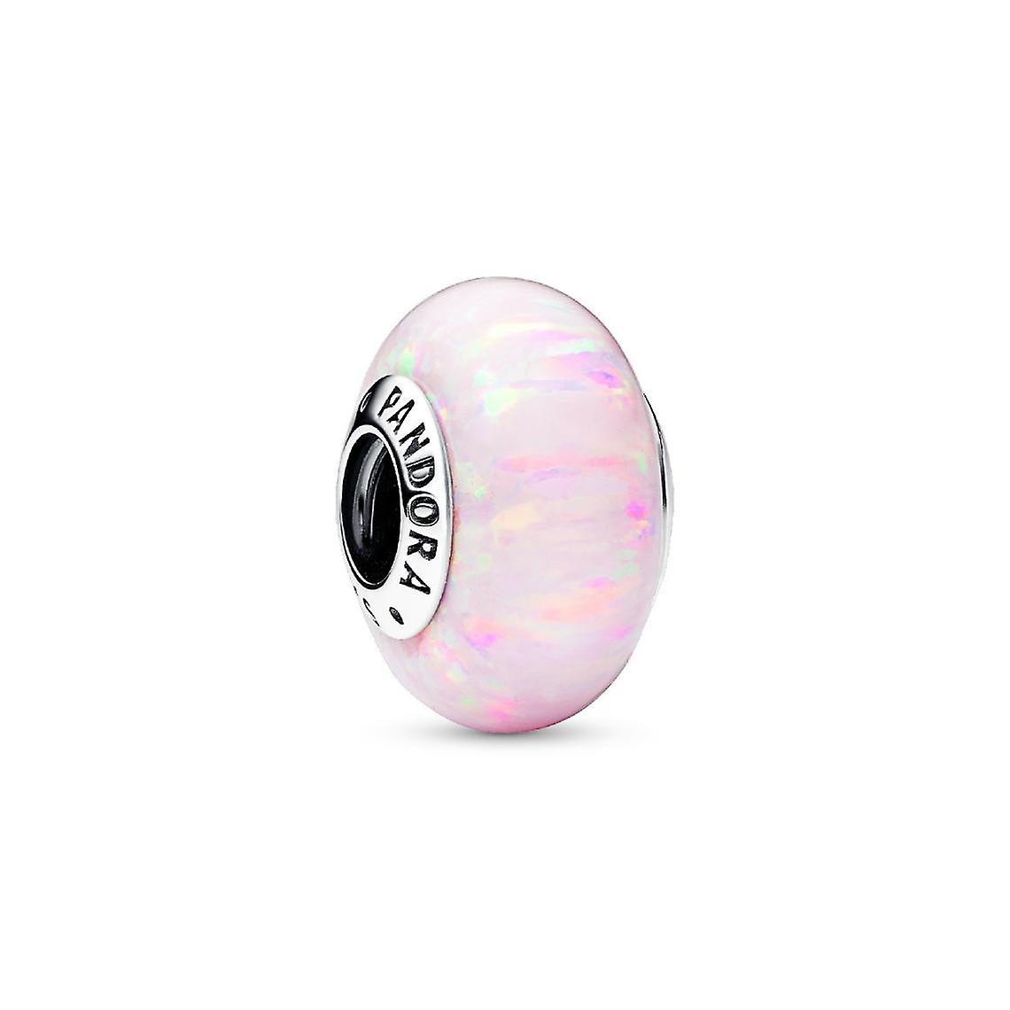 Pandora Opalescent Pink Charm Silver / Rose