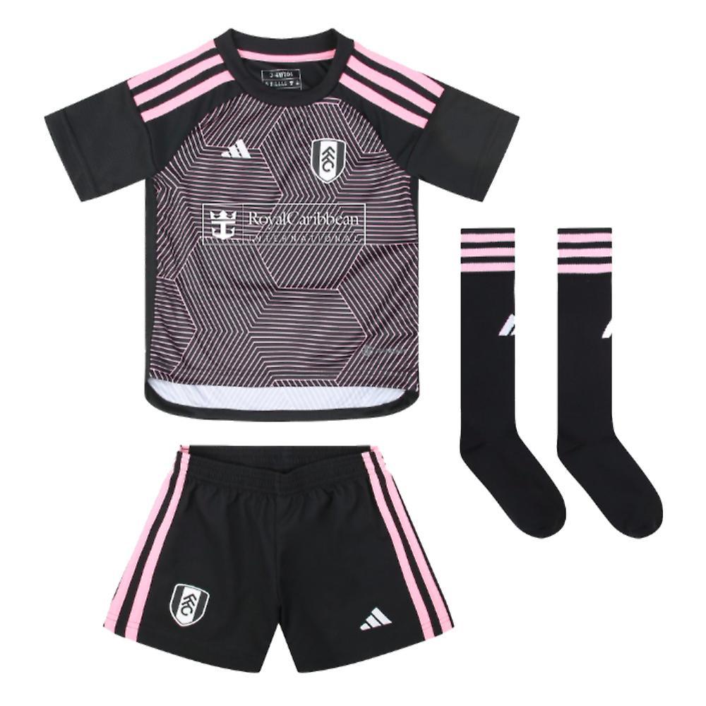 Adidas 2023-2024 Fulham Third Mini Kit Black 2-3 Years