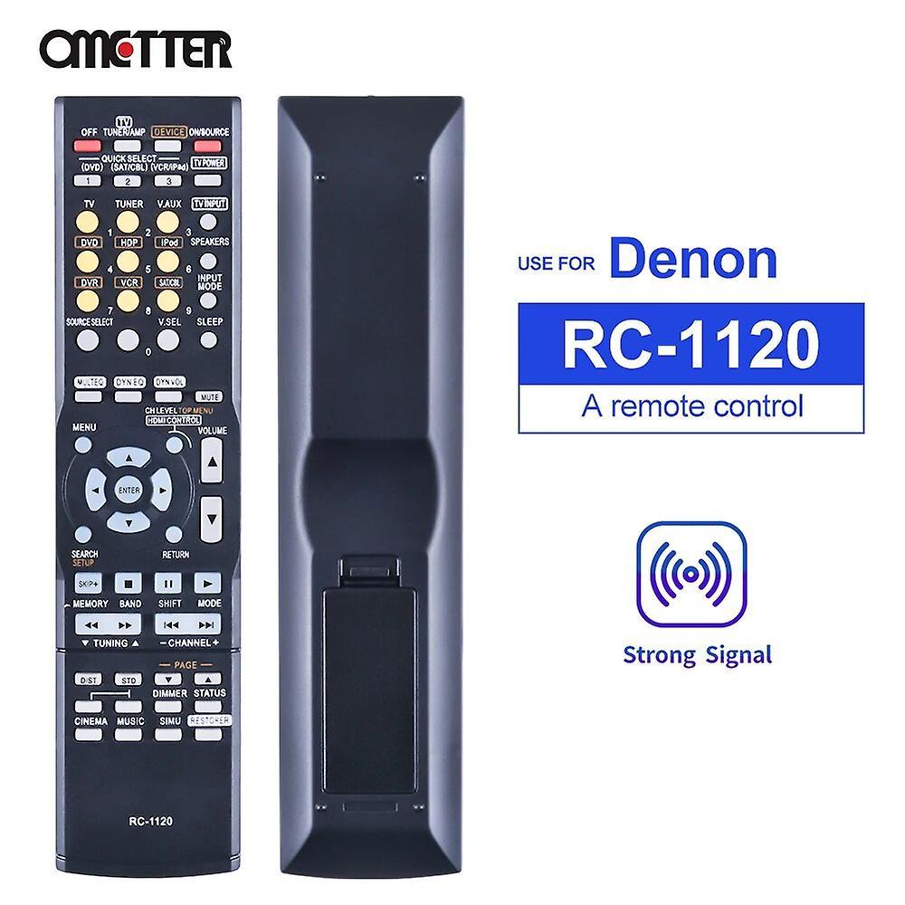 Scitoo New RC-1120 for Denon Remote Control AV Receiver Parts AVR-590 DHT590BA AVR-1610 AVR-1910 AVR1802 AVR2506 AVR2803 AVR3805