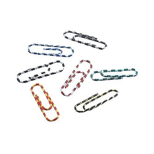 Essentials Striped Paper Clips (Pack of 80) Multicoloured One Size