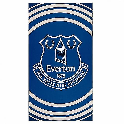 Everton FC Pulse Beach Towel Royal Blue One Size