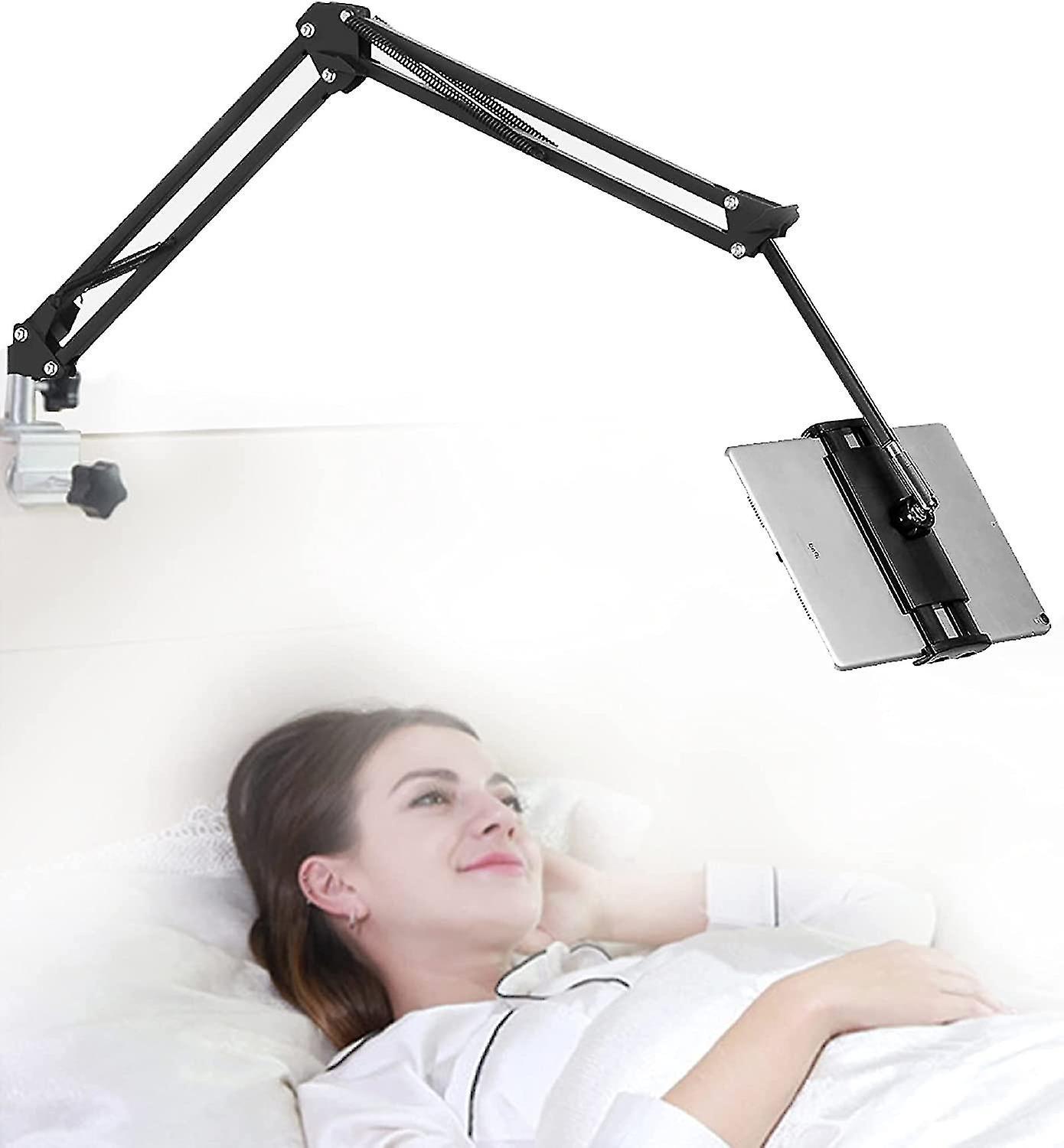 Exia Tablet Holder For Bed, Adjustable And Foldable With 360 Degree Rotation For Iphone, Ipad, Cell Phone, Tablet, Kindle Fire Or Other Devices 1.8...