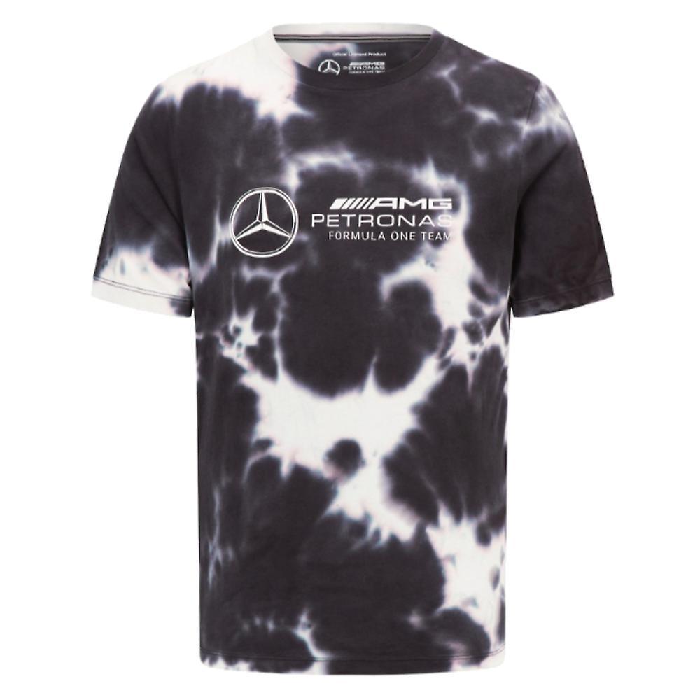 Puma 2023 Mercedes Tie Dye Tee (Black) Medium Adults