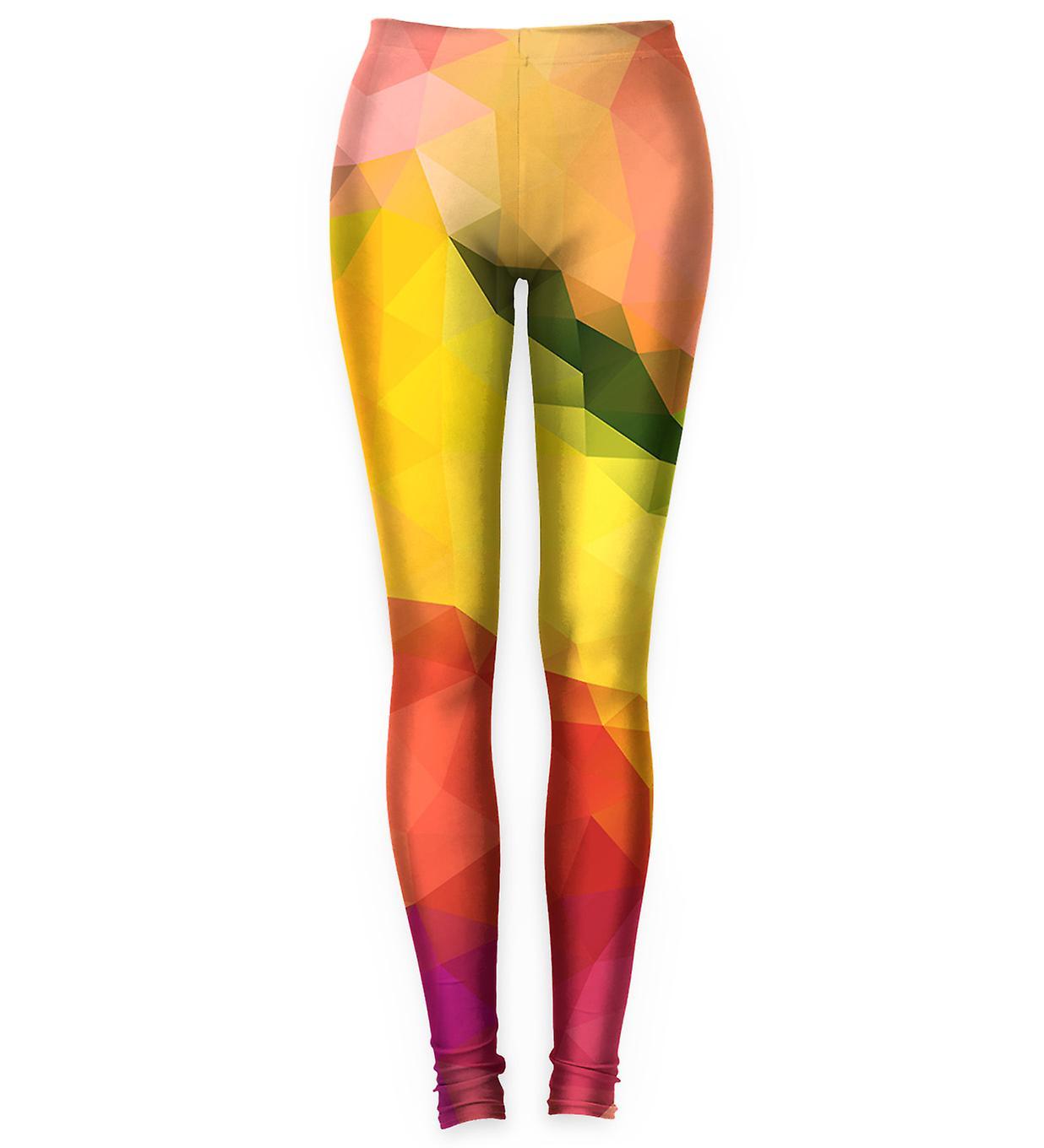 Mr Gugu & Miss Go Mr. Gugu Miss Go Colorful Geometric Leggings L