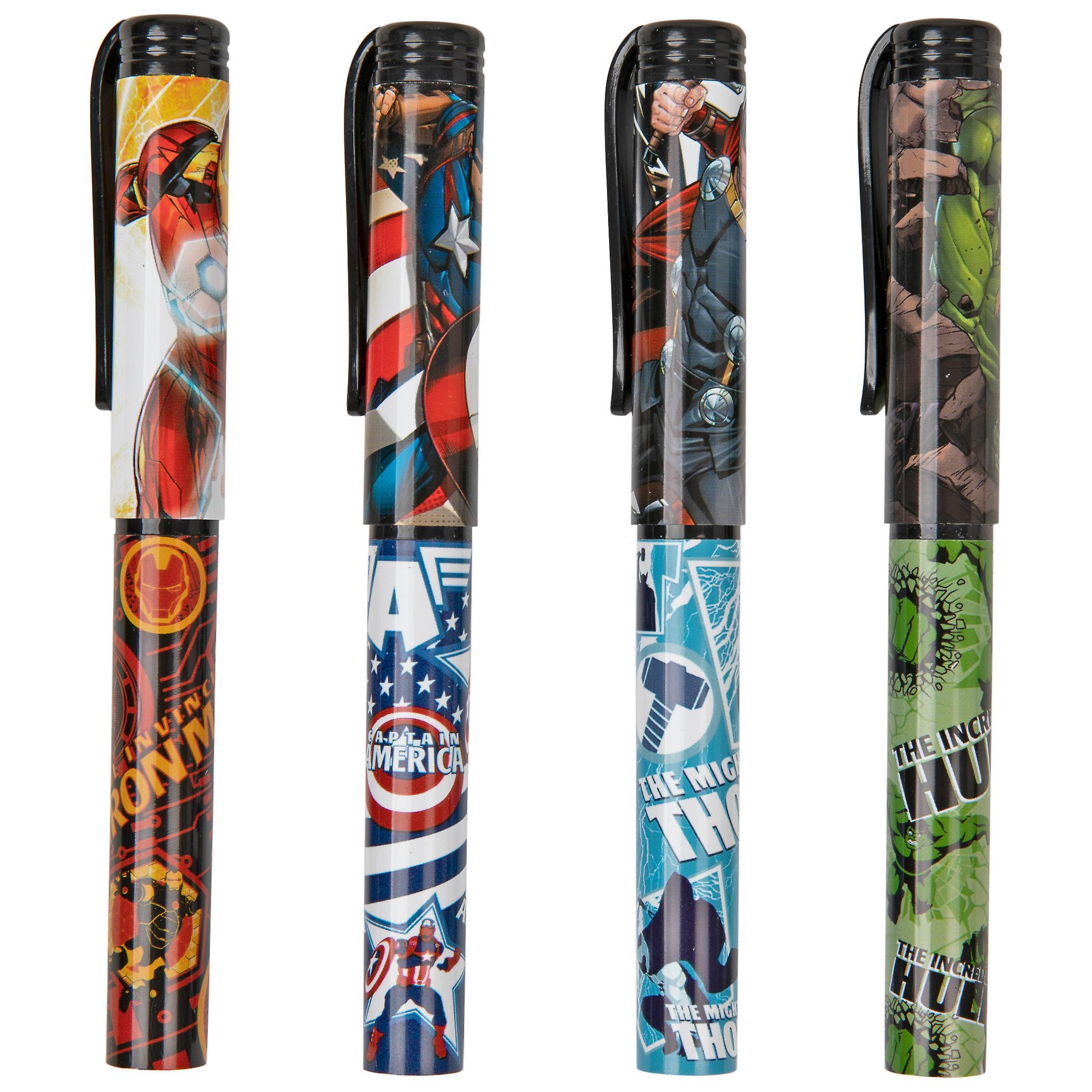 Marvel Avengers Characters Ballpoint Pen Set Multi-Color