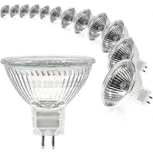 Yuheng Mr16 Spot Light Bulb 12v 20w Bulb Gu5.3 Bulb Dimmable 2 Pin Halogen Bulbs Warm White 2700k Pack of 12