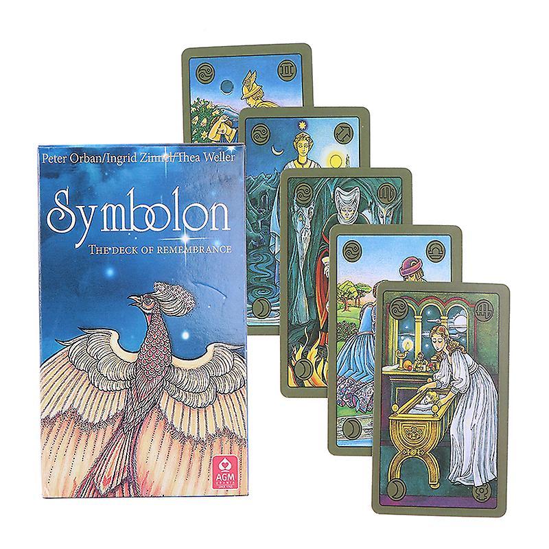 Unbrand Symbolon Deck Oracle Cards Tarot Cards Party Prophecy Divination Board Game Gift Multicolor one size