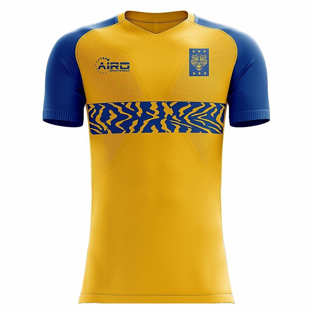 Airo Sportswear 2023-2024 Tigres Home Concept Football Shirt Yellow XXL 50-52 inch Chest (124/136cm)