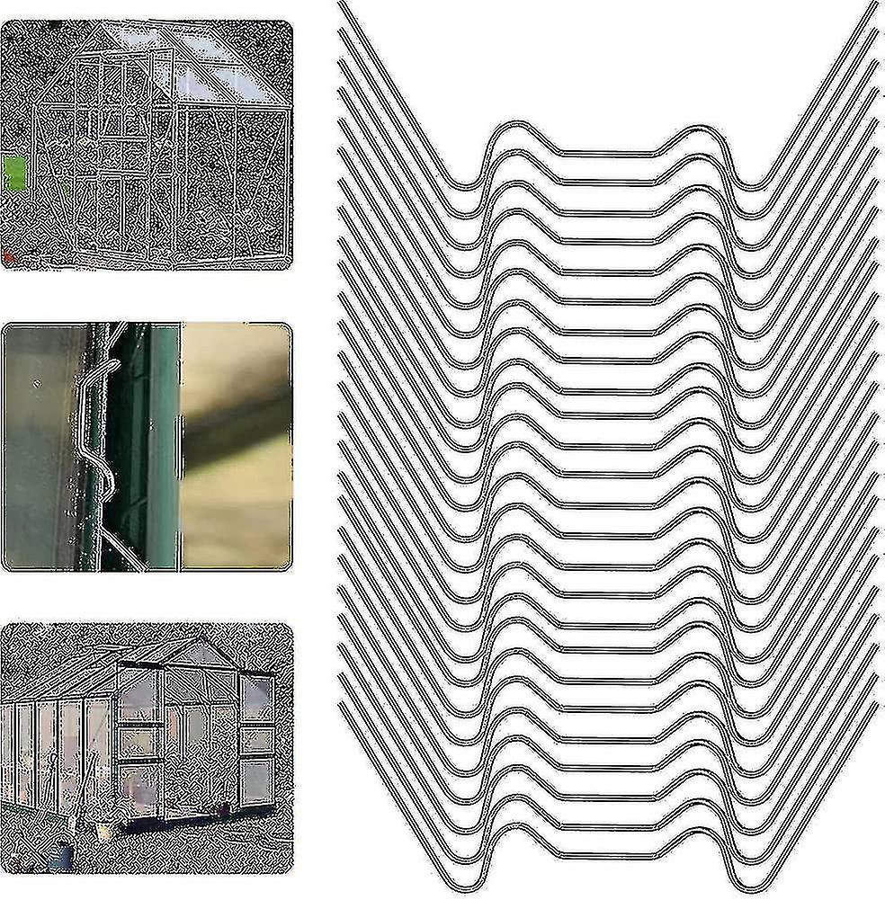 Sega Glass Greenhouse Clips, W Type Stainless Steel Greenhouse Clamps, W Type Greenhouse Clips, Greenhouse Mounting Clips, Glass Greenhouse Clamps,...
